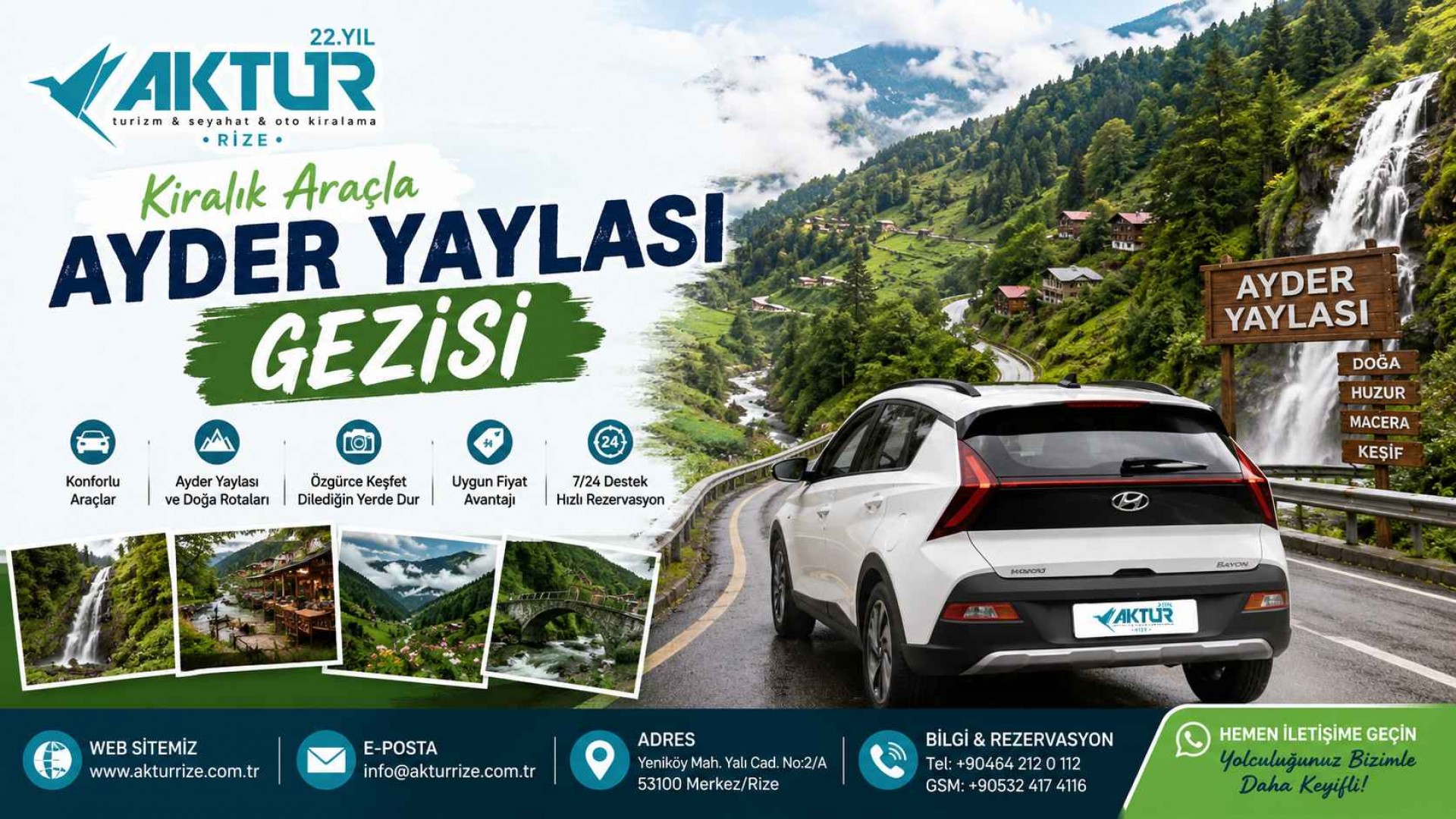 Kiralık Araçla Ayder Yaylası Gezisi Kiralık Araçla Ayder Yaylası Gezisi