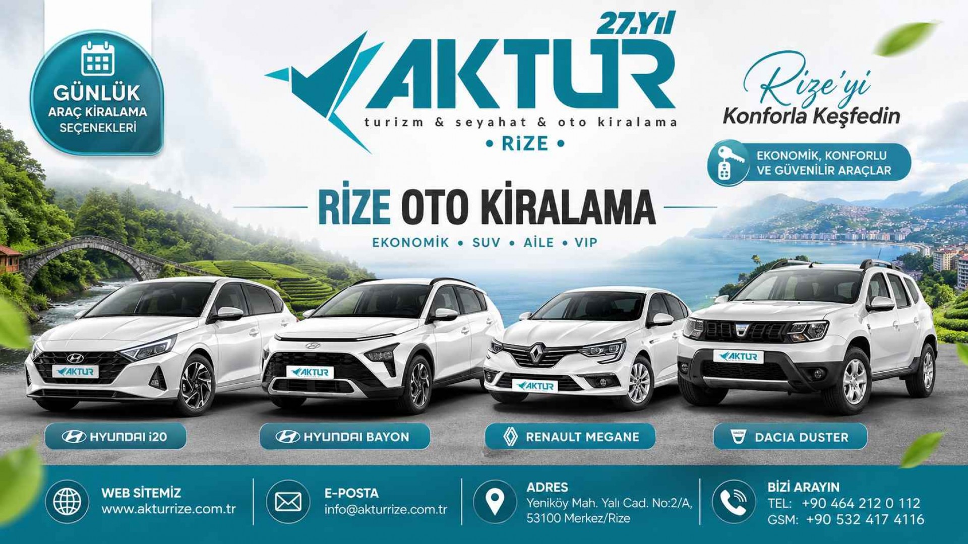 Rize’de Araç Kiralarken Dikkat Edilmesi Gerekenler