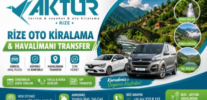 Rize Oto Kiralama ile Konforlu Tatil Planı Nasıl Yapılır?