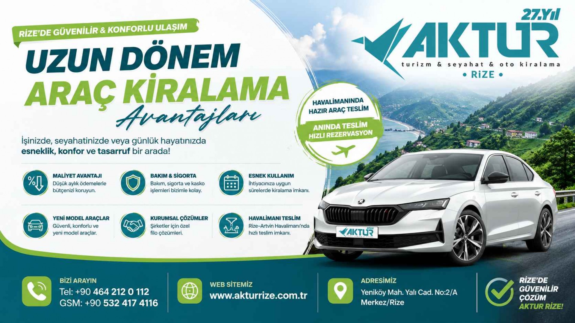 Uzun Dönem Araç Kiralama Avantajları Uzun Dönem Araç Kiralama Avantajları