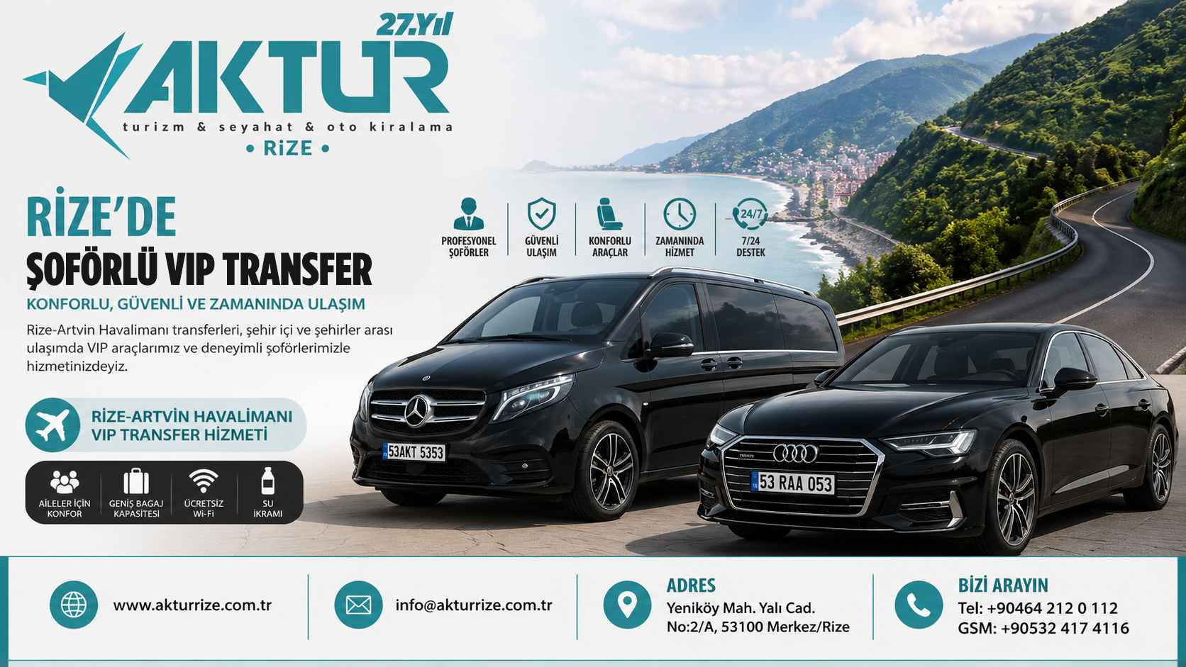 Rize Şoförlü VIP Transfer | Havalimanı Transferi ve Premium Ulaşım Hizmeti Rize Şoförlü VIP Transfer Hizmeti - Rize-Artvin Havalimanı VIP Transfer ve Lüks Araç Kiralama